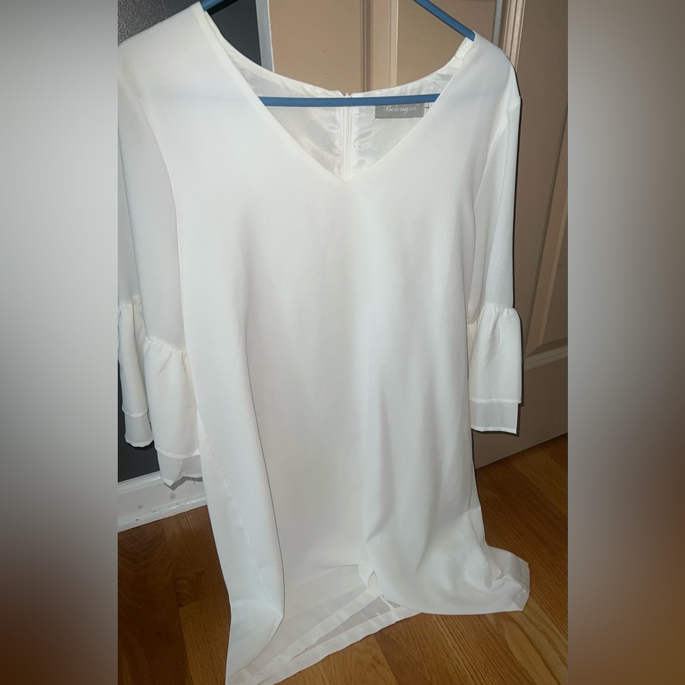 Belongsci Women’s Summer Mini Dress, Size L (US)